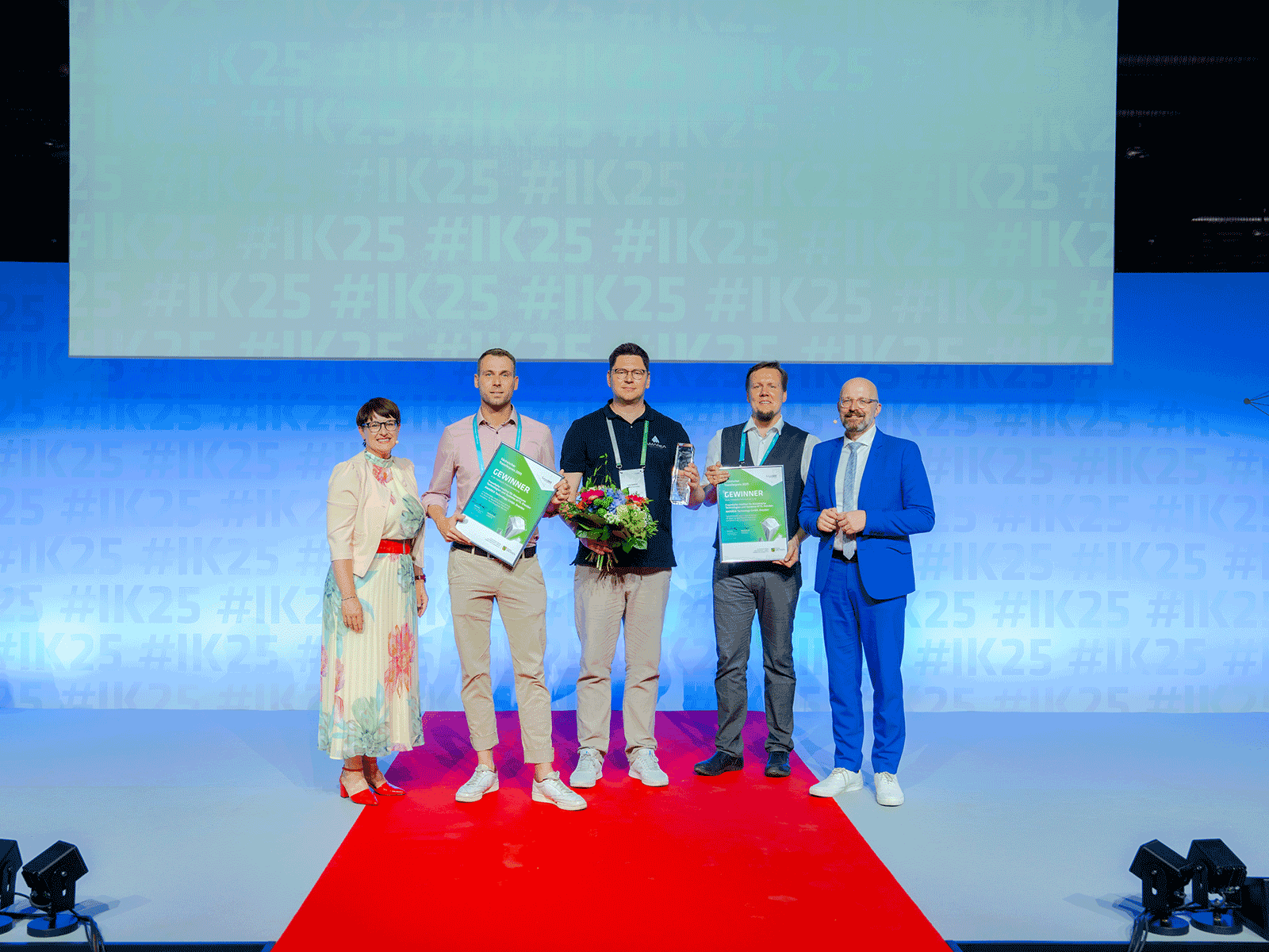 AMAREA Technology winning the Saxony Transfer Award 2025 together with Fraunhofer IKTS.