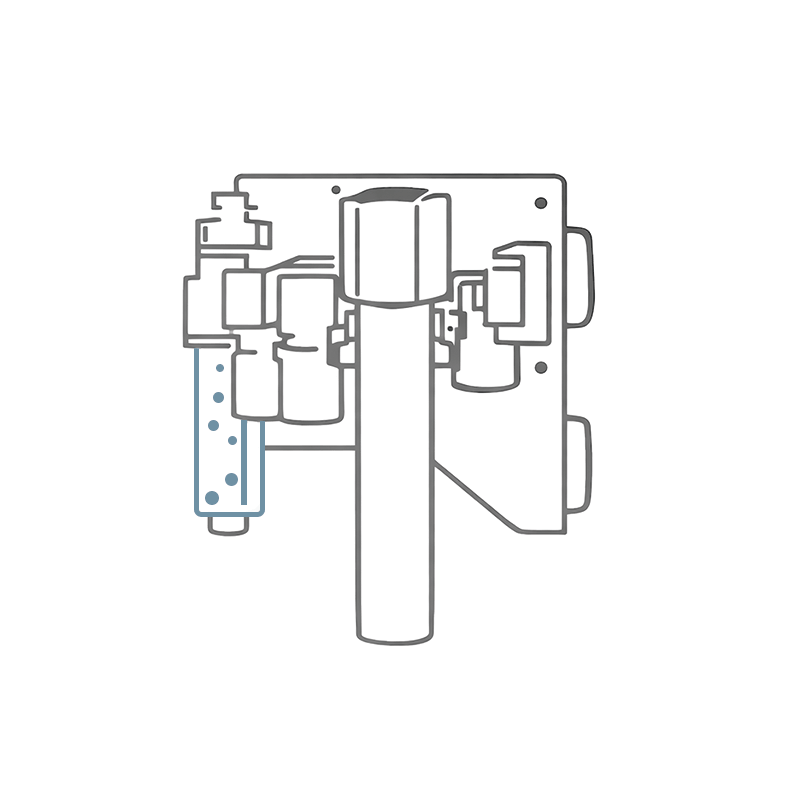 Air preperation unit for consistent air quality.