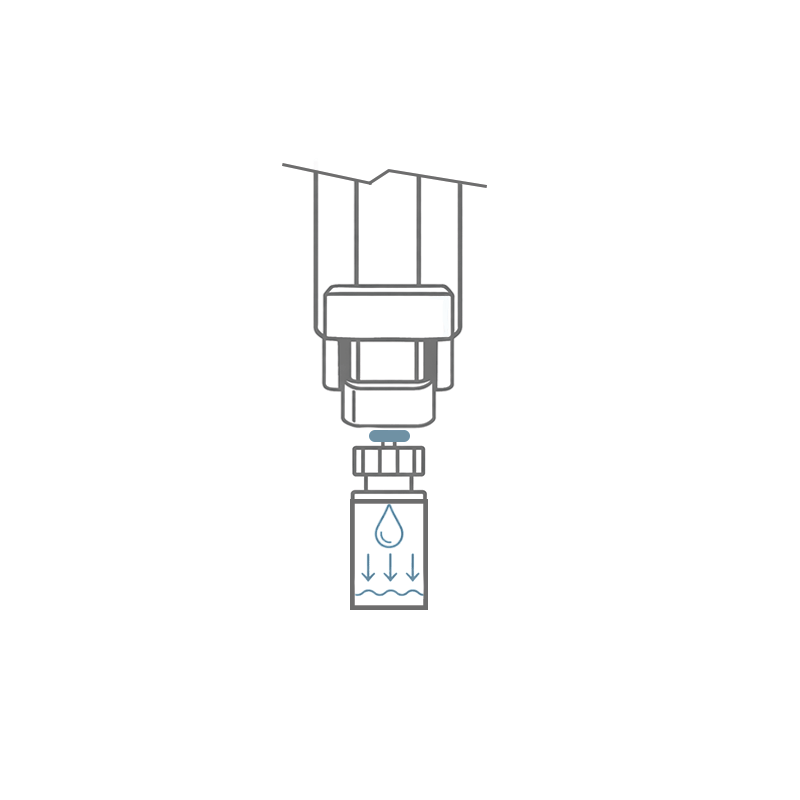 Service station for automated maintenance of the print head for longer performance.